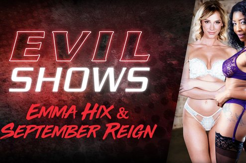 Emma Hix & September Reign are good friends.  Today the aproved pornstars invites all at her  interracial lesbian LIVE show.enjoy it!