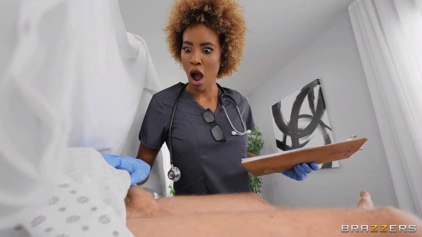 demi sutra as doctor expose a white cock and was frightening brazzers scene preview